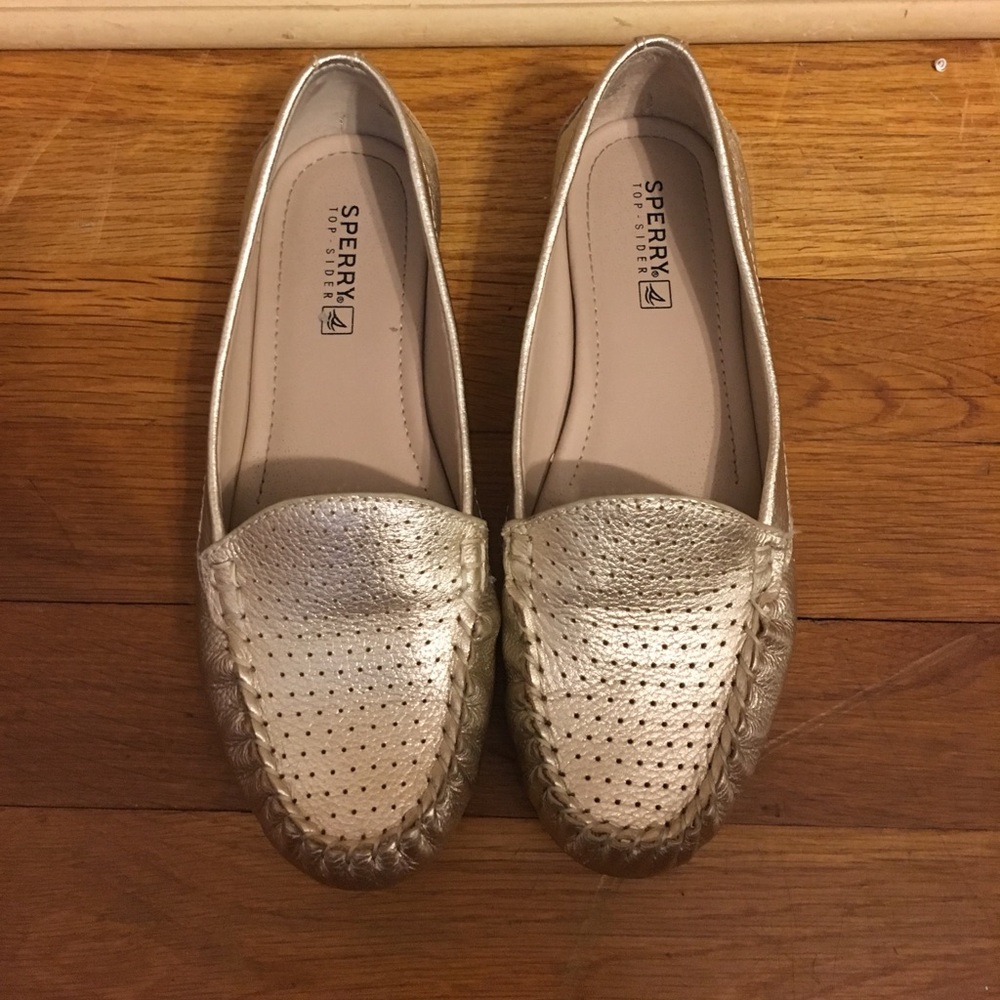 Sperry gold flats