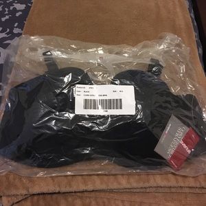 Avenue Black Conv Strapless Bra