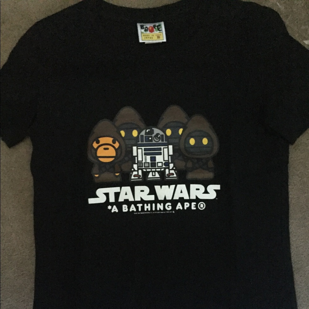 *RARE* Star Wars: A New Hope Bathing Ape t shirt