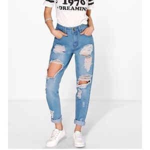 Sophie Boyfriend Jeans from Boohoo (never worn)