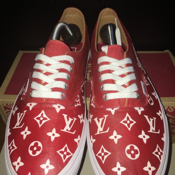 lv vans red