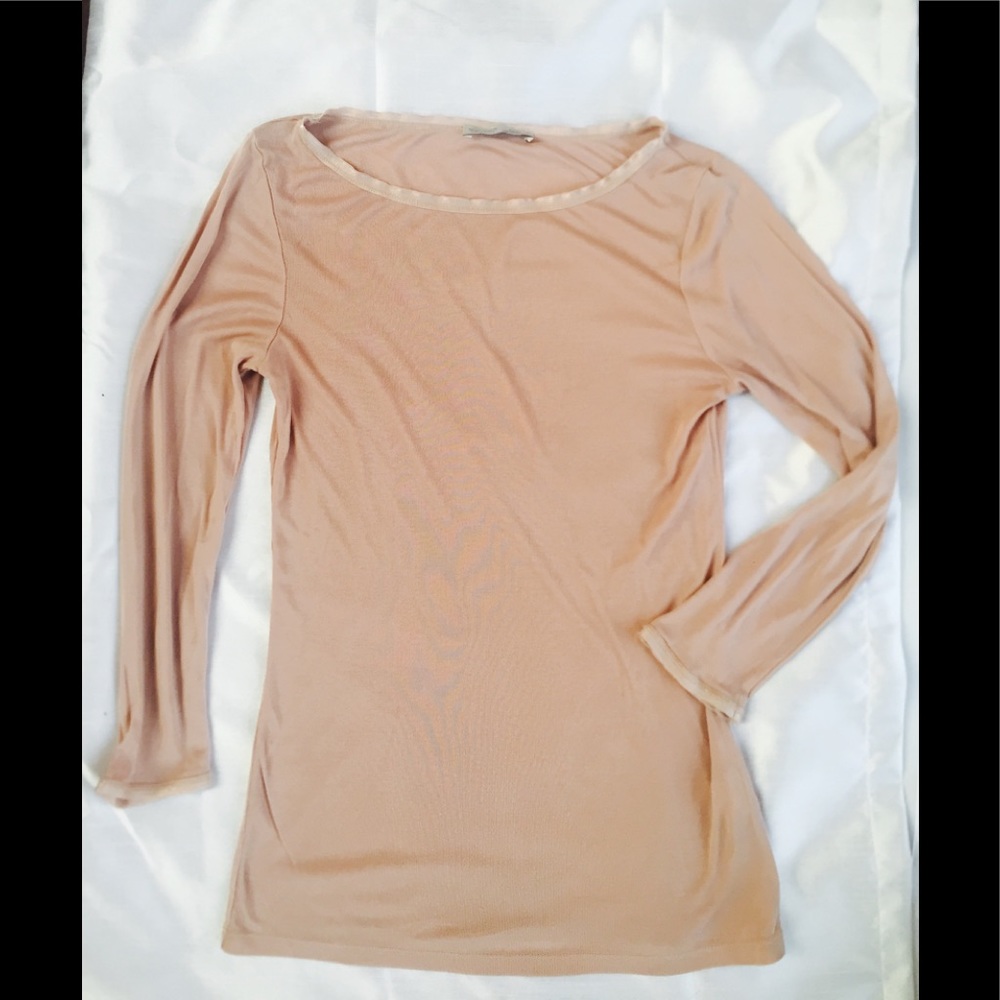 Zara elastic neck shear top size M - Picture 2 of 3