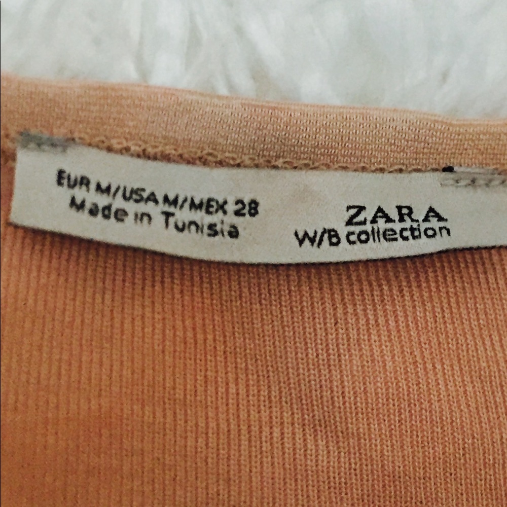 Zara elastic neck shear top size M - Picture 3 of 3