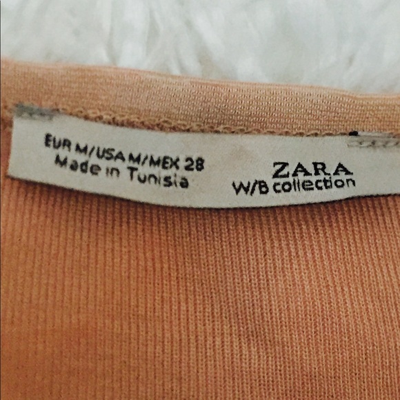 Zara elastic neck shear top size M - Picture 3 of 3