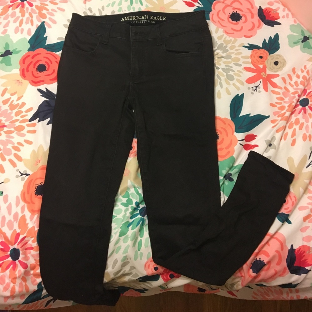 AE Black Jeggings