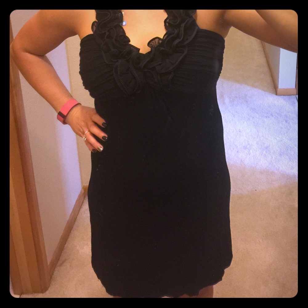 Black Halter dress