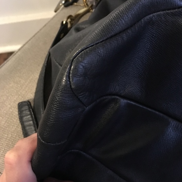 Coach Campbell Turn Lock Izzy Satchel in Black - Picture 6 of 8