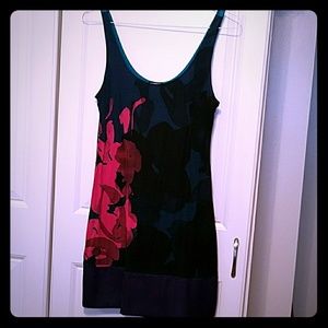 💜NWOT Express Print Tunic/Dress Size Medium