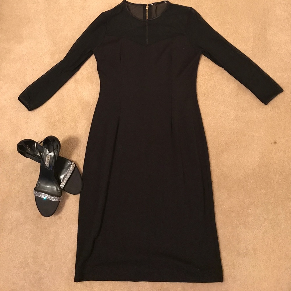 Black cocktail dress