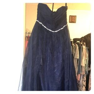 Alfred Angelo Sapphire Bridesmaid Dress