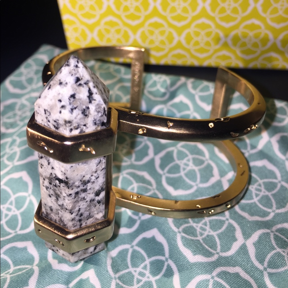 Kendra Scott stone bracelet gold