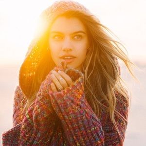 UNIF Ecote Rainbow Hooded Cardigan