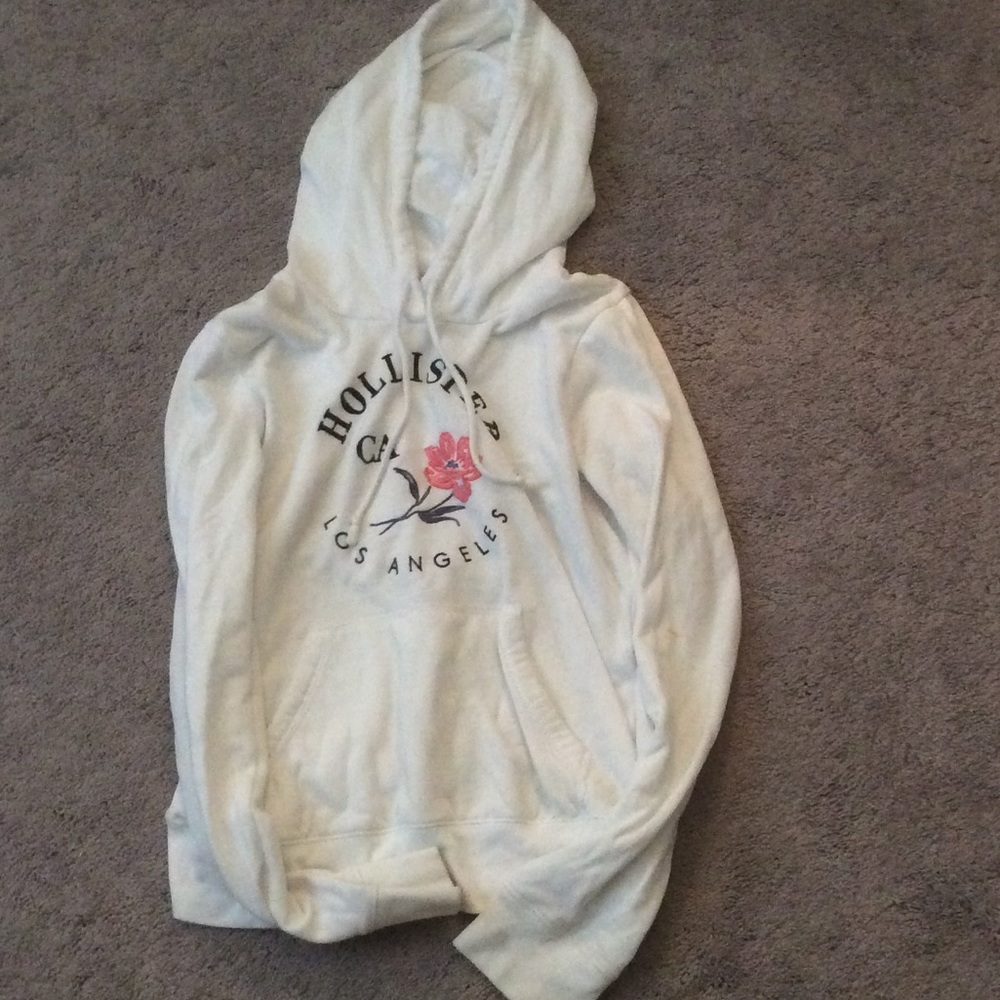 White Hollister Sweatshirt