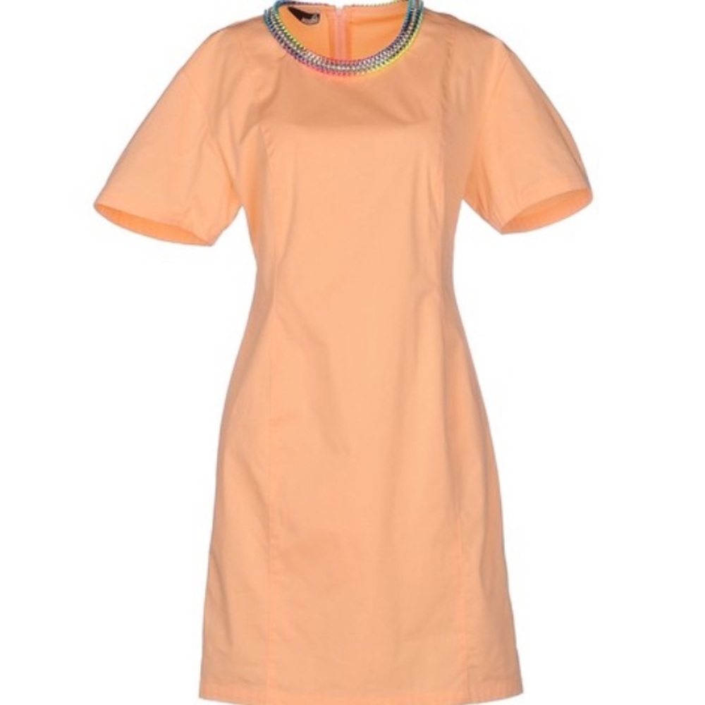 [LOVE Moschino] Multicolored Necklace Dress