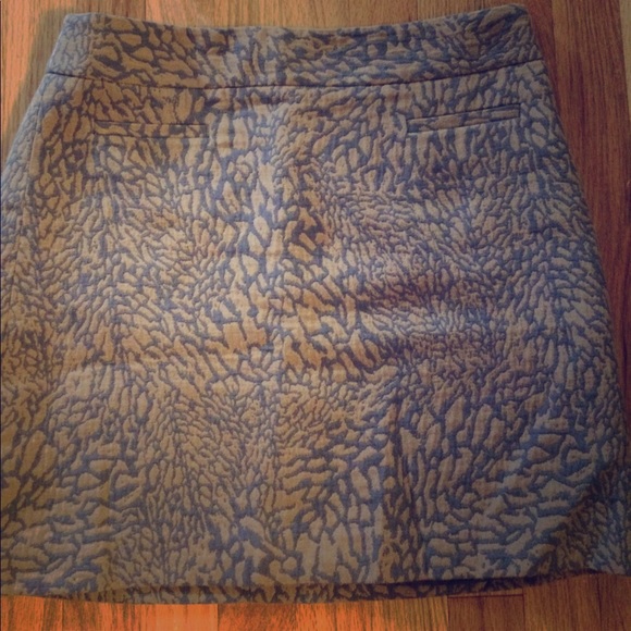 LOFT lined patterned skirt - Picture 1 of 2