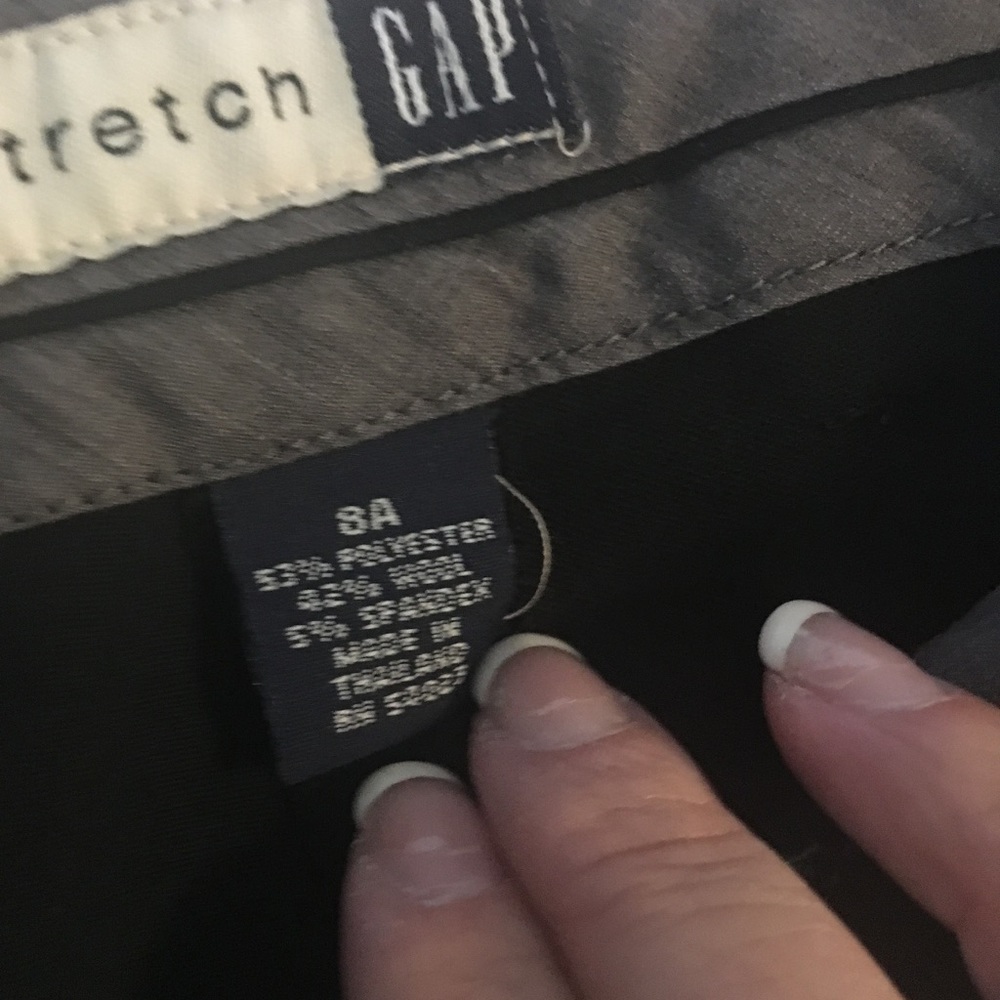 GAP work trousers pants black Size 8 A