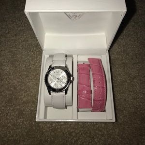 Guess silver watch