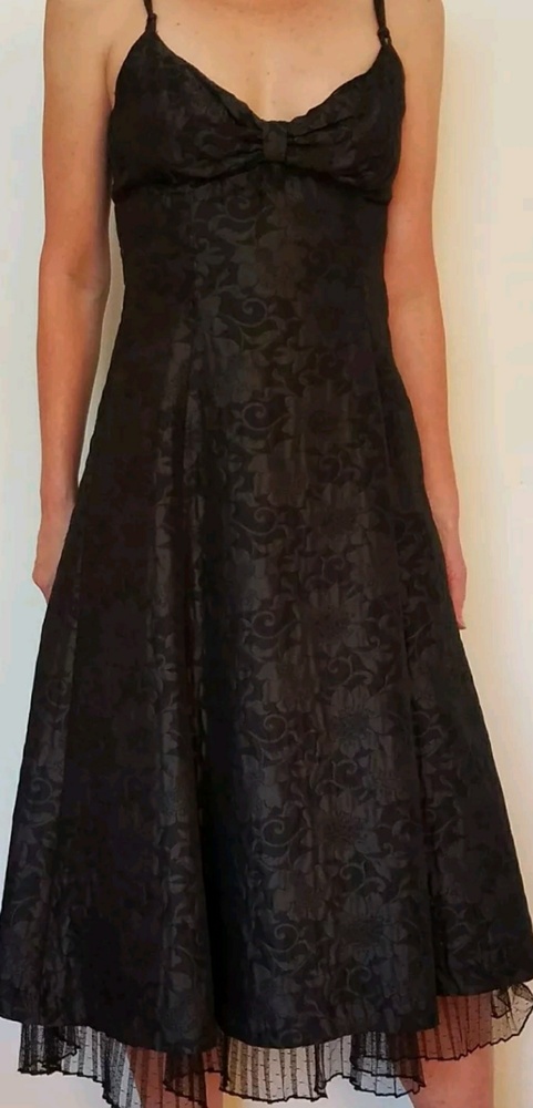Anthropologie Rachelle Black Party Prom Dress