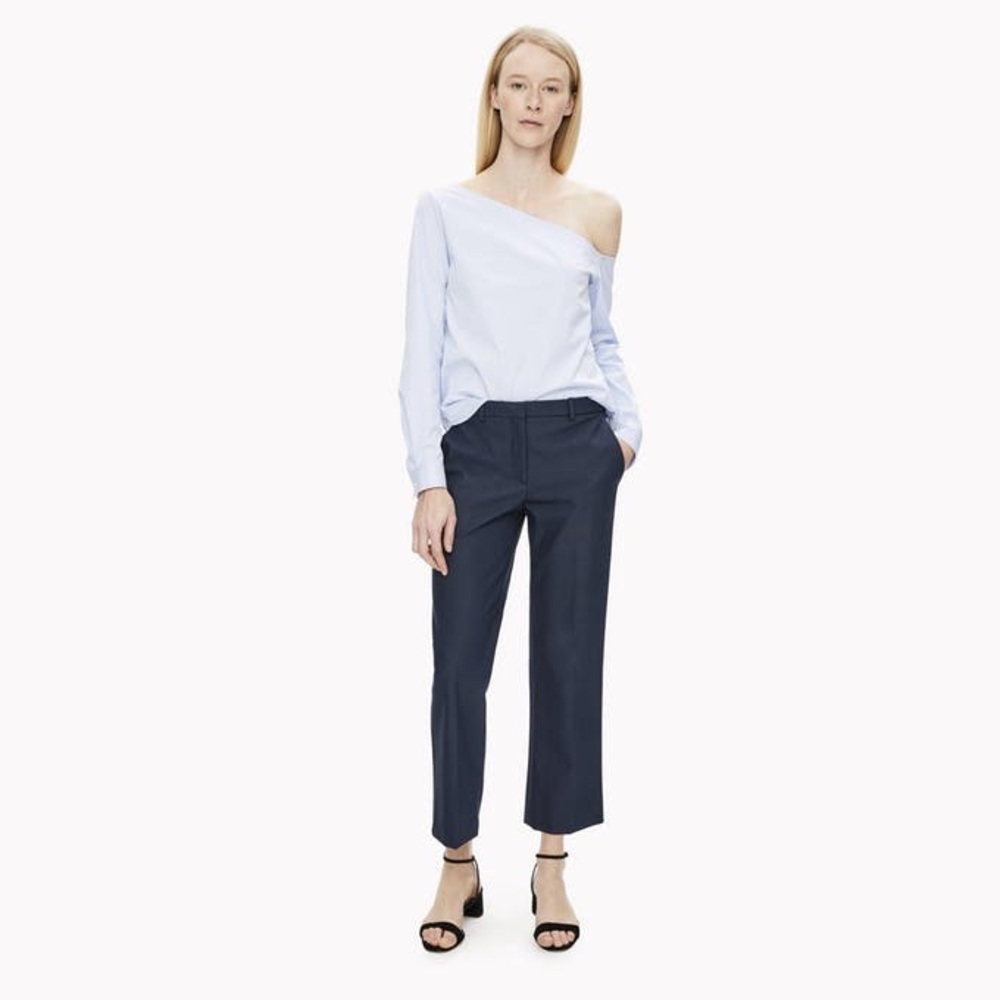 Theory Off-the-Shoulder Blouse Size P