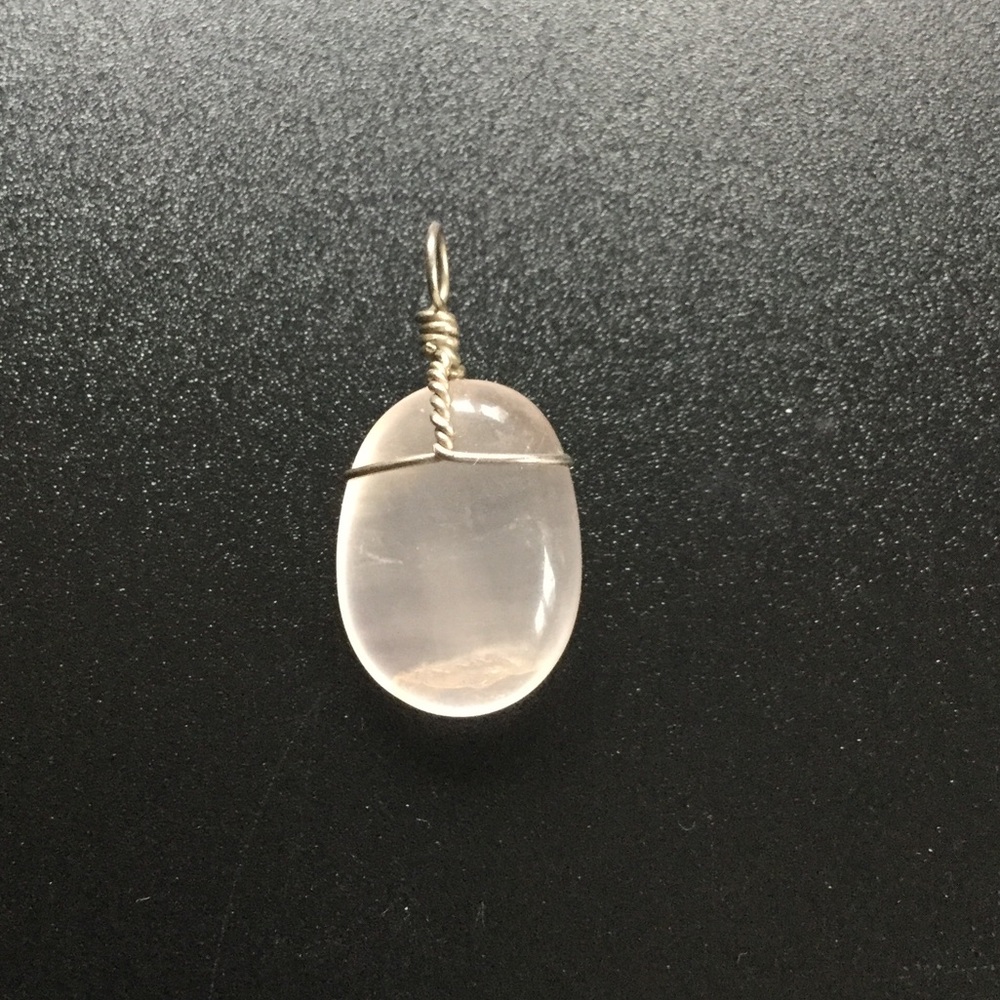 Rose quartz pendant