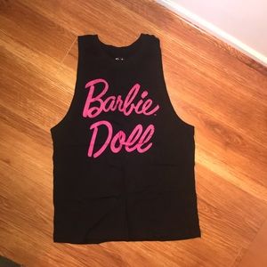Barbie doll muscle tee