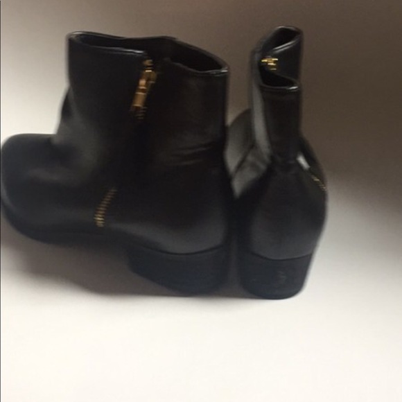 Black leather booties 8.5 - Picture 3 of 6