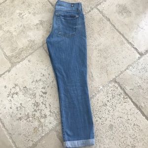 7 for all mankind cropped jeans