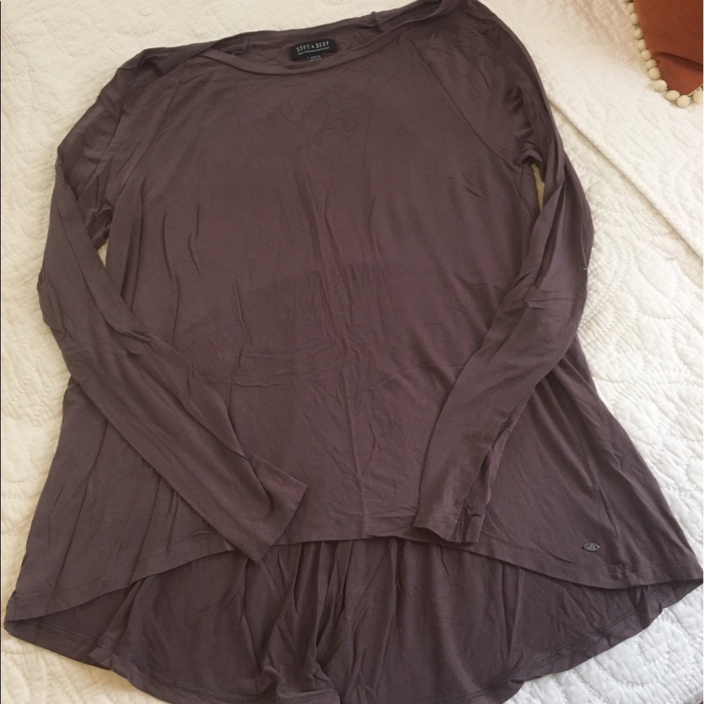 Soft & Sexy American Eagle Long Sleeve Lace Back