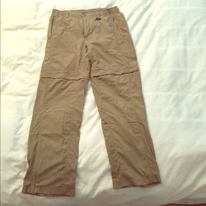 North Face hiking pants - Men's Large