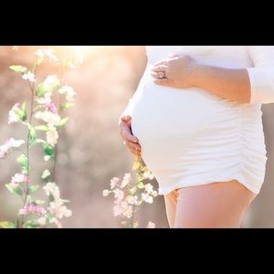 Motherhood Blush Pink Pants size L