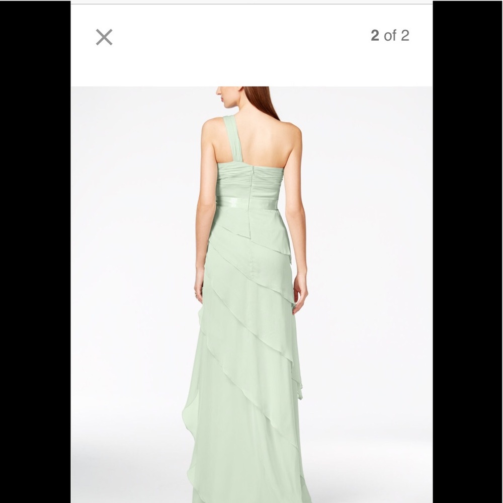 Adrianna Papell One Shoulder Dress - Picture 2 of 4