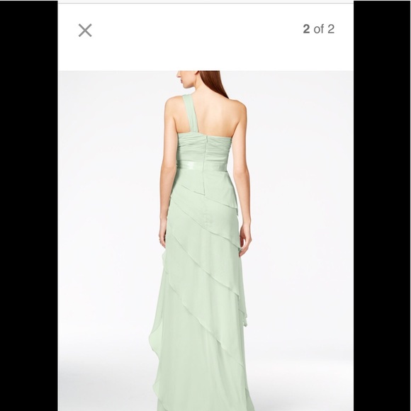 Adrianna Papell One Shoulder Dress - Picture 2 of 4