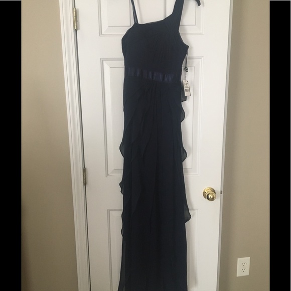 Adrianna Papell One Shoulder Dress - Picture 3 of 4
