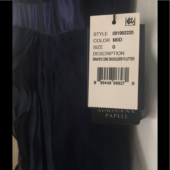 Adrianna Papell One Shoulder Dress - Picture 4 of 4