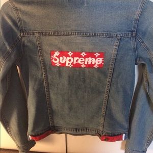 supreme x louis vuitton jeans