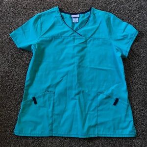 💊 Scrub Star Teal scrub top from Walmart