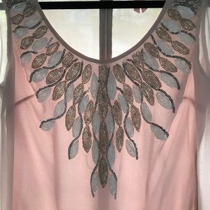 Lipsy London US size 4 blush cocktail dress