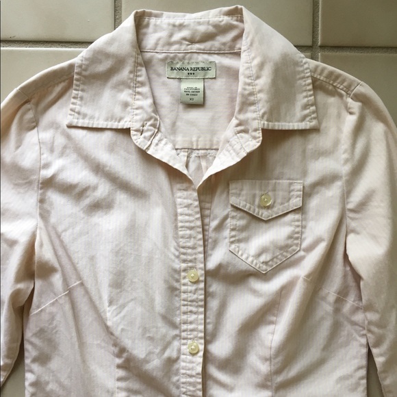 BANANA REPUBLIC Long-Sleeve Dress Shirt size XS - Picture 2 of 5