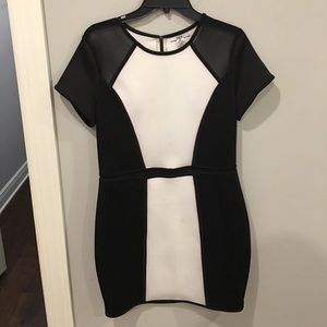 Black and white dress