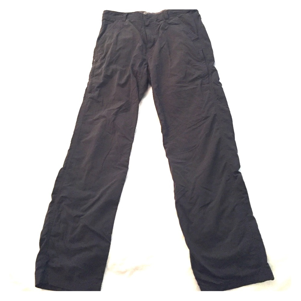 REI hiking pants. Size 34W/34L. Color is dark grey