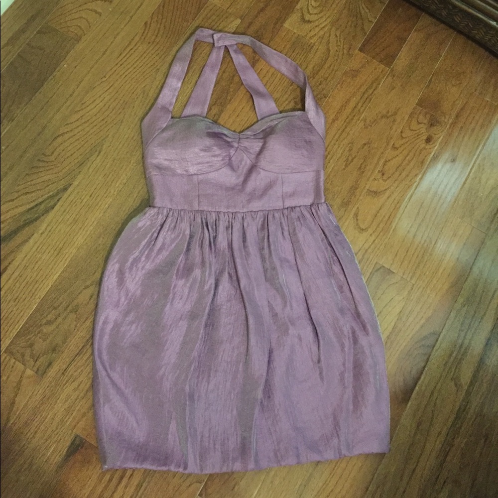 Laundry by Design Lilac Halter Cocktail Dress