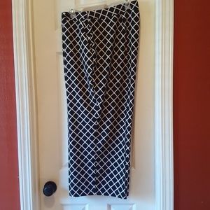 Plus sized wide led Capri pants