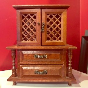 Antique Jewelry Cabinet
