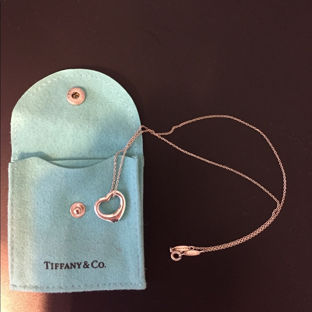 Classic silver Tiffany & Co. Heart Necklace