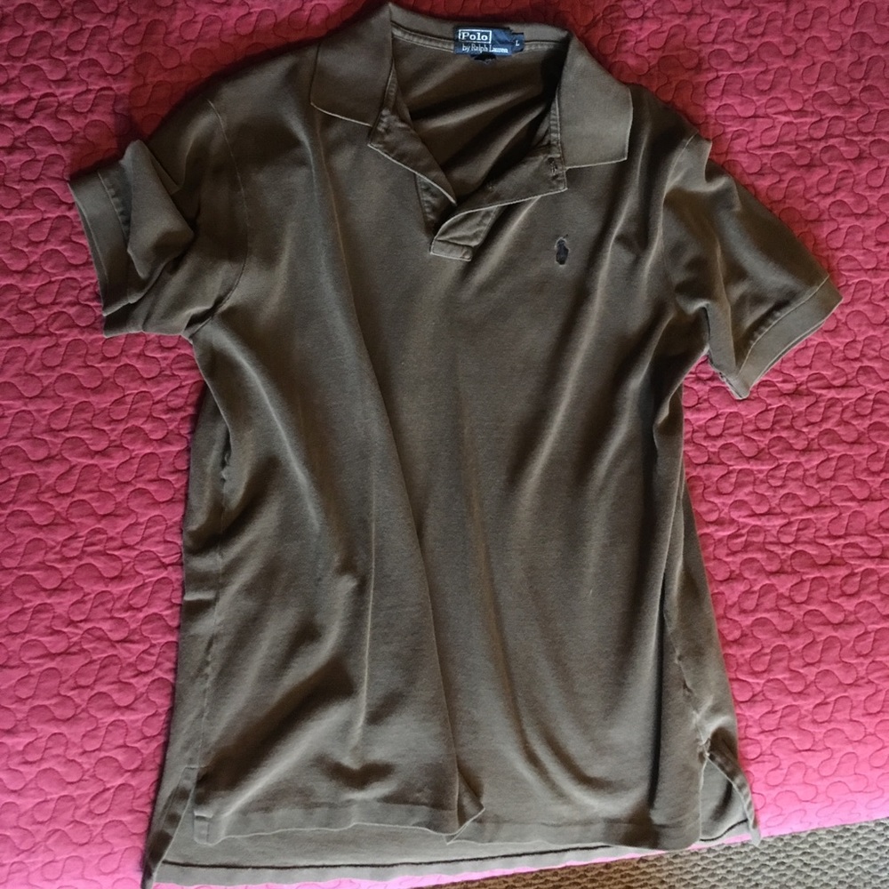 Ralph Lauren brown polo Size L