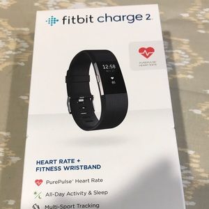 Gently used Fitbit charge 2 - black size small