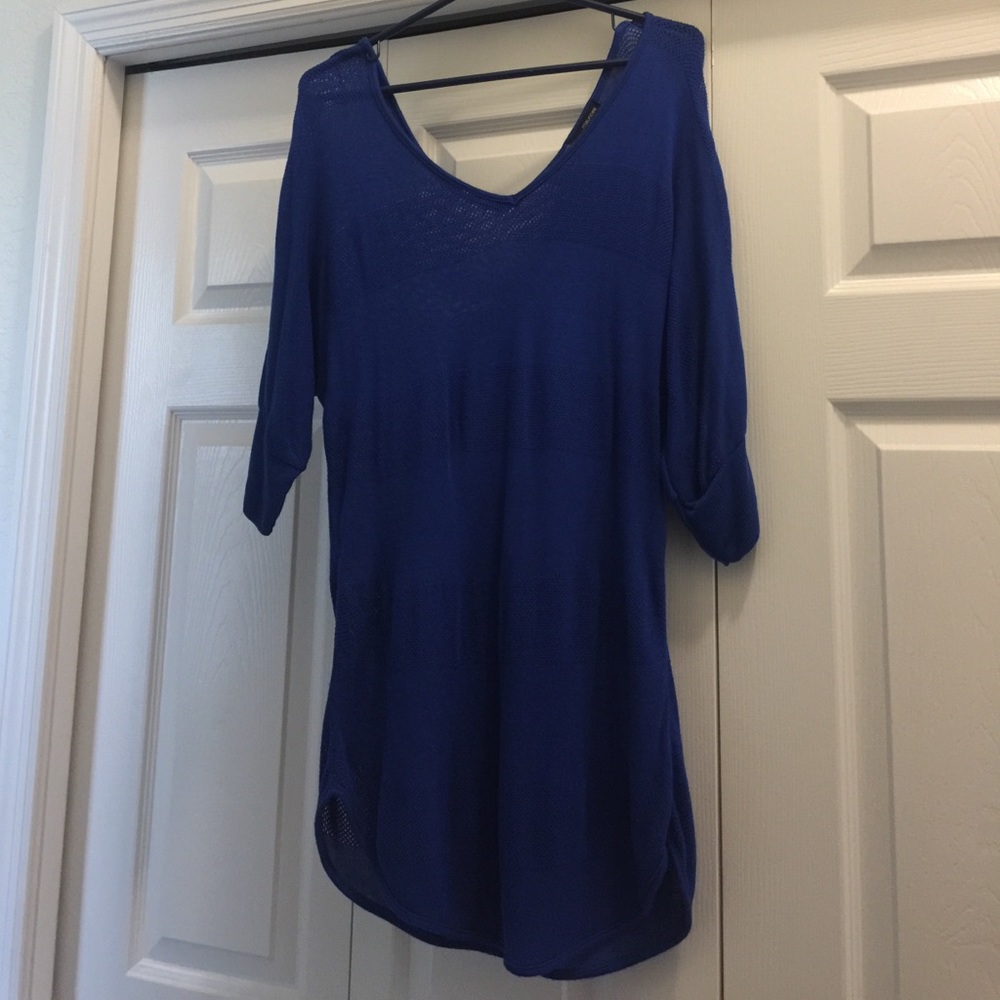 Royal blue light sweater