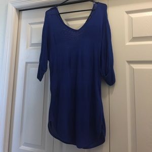 Royal blue light sweater