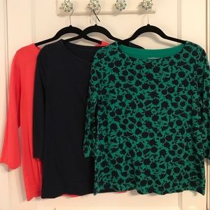 Lot of three Croft and Borrow Tops L