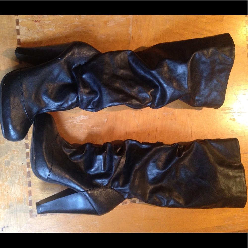 BAMBOO Brenda fur lined knee high boots. 7 new. - Picture 1 of 4
